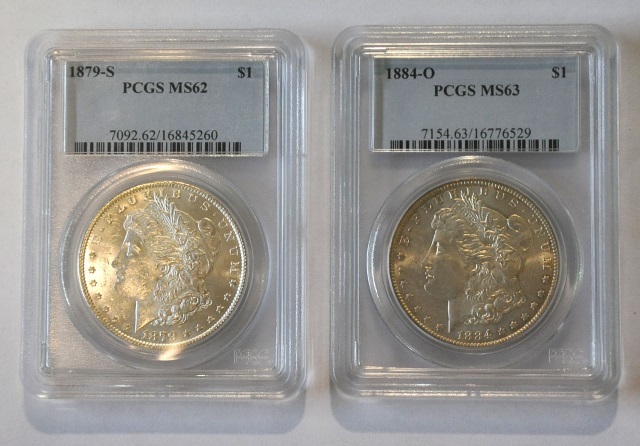 Appraisal: -O Morgan DollarPGCS MS Along with -S Morgan Dollar PGCS