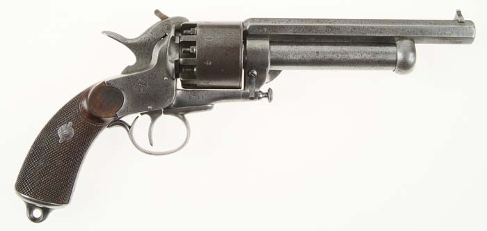 Appraisal: RARE CONFEDERATE USED SECOND TYPE PARIS LEMAT GRAPESHOT PERCUSSION REVOLVER