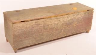 Appraisal: th C PA Pine Dovetailed Wood Box th C PA