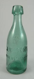 Appraisal: Soda Soda- round emerald green 'J U Gent St Bet