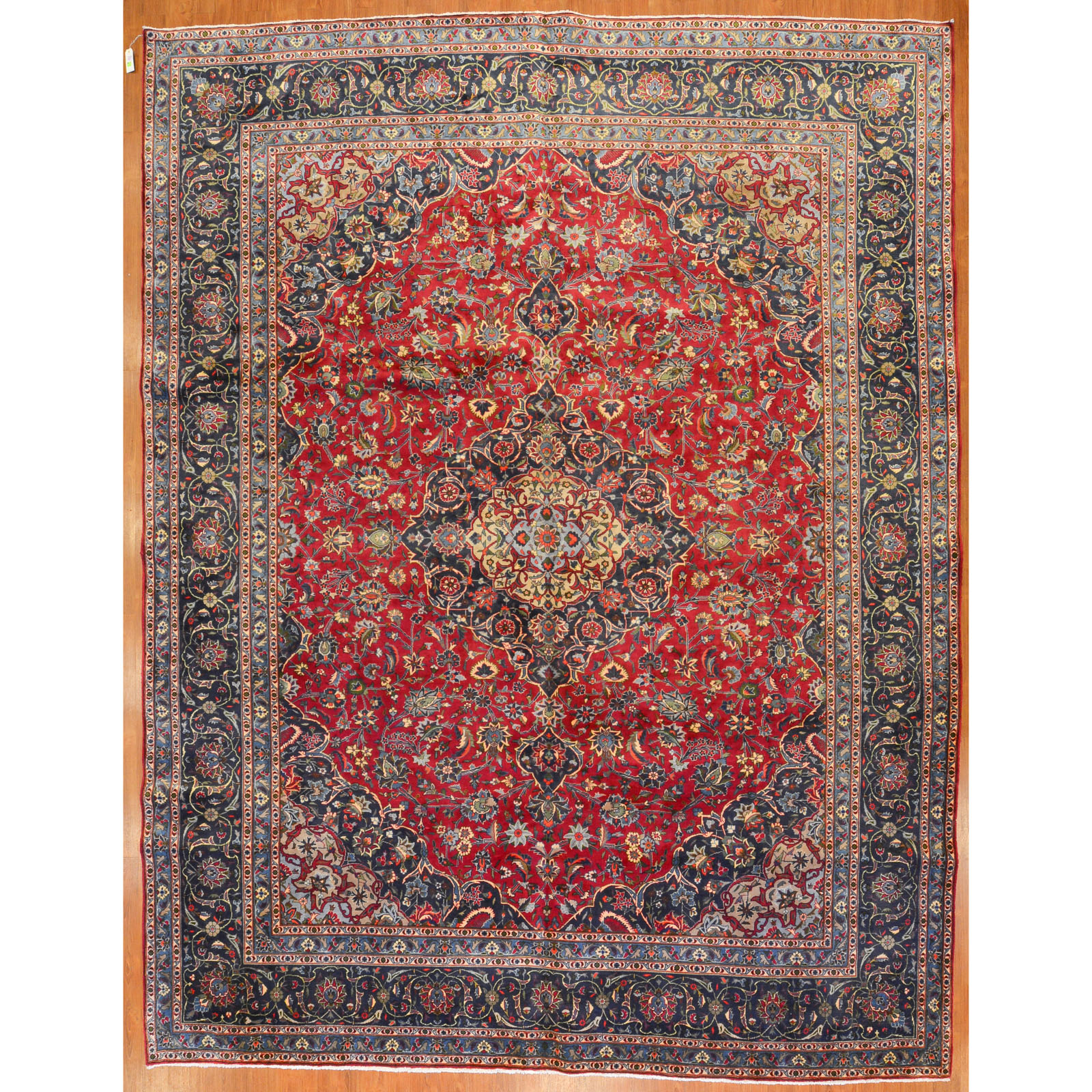 Appraisal: MASHAD CARPET PERSIA X Fourth quarter- th century hand-knotted wool