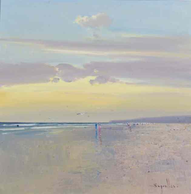 Appraisal: JORGE SEGRELLES TH CENTURY View of the beach at dawn