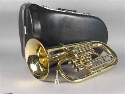 Appraisal: Amati Kraslice brass alto horn czechoslovakian modern In a fitted