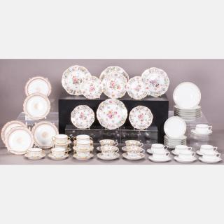 Appraisal: A Miscellaneous Collection of Porcelain Serving Items by Various Makers