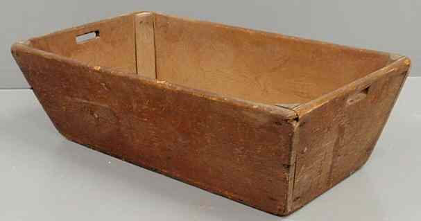 Appraisal: Pine dough trough early th c h x l x