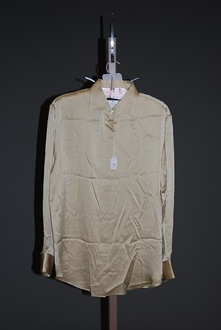 Appraisal: Giorgio Armani silk long sleeve blouse front button placket shirt