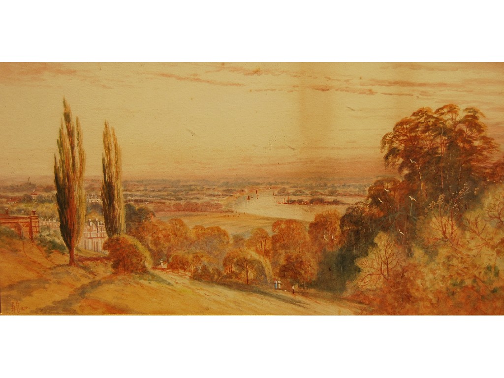 Appraisal: Allan - th century view from a hill across a