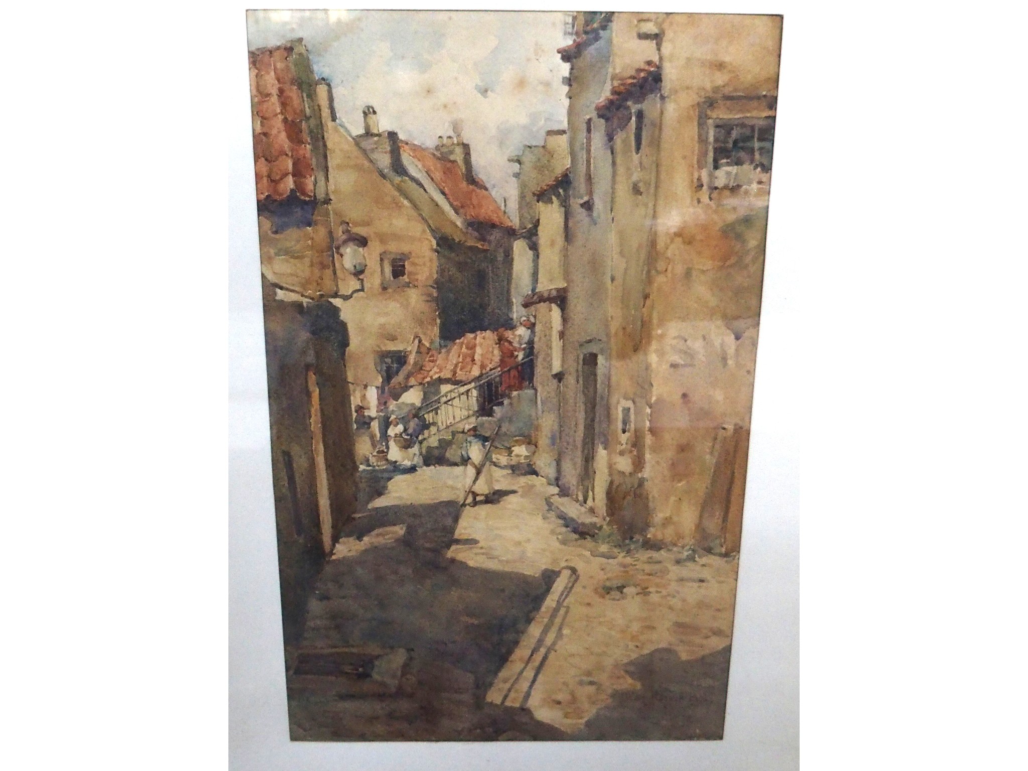 Appraisal: LILIAN RUSSELL BELL Sunlit back street