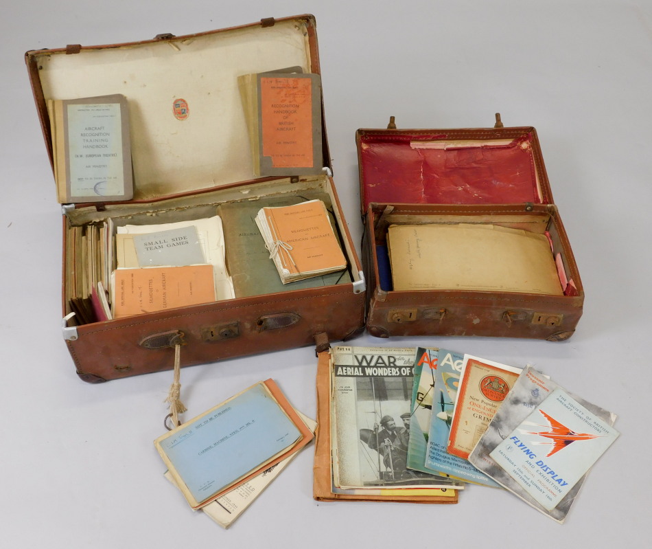 Appraisal: A large quantity of aircraft related ephemera to include Second