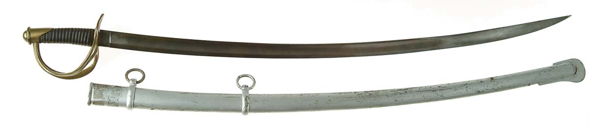 Appraisal: MODEL ENLISTED US CAVALRY SABER - blade marked HORSTMANN PHILADELPHIA