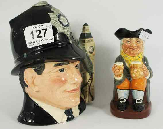 Appraisal: Royal Doulton Large Character Jug The London Bobby D and