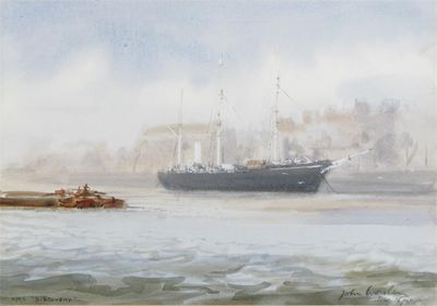 Appraisal: John Worsley - H M S Discovery Signed titled and