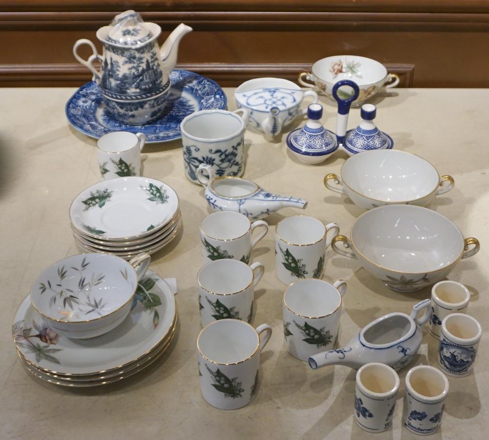 Appraisal: ASSORTED EUROPEAN AND ASIAN PORCELAIN SERVING ARTICLESAssorted European and Asian