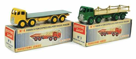 Appraisal: Morestone No Foden Ton Milk Delivery Wagon green cab chassis