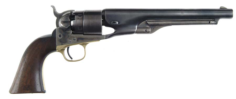 Appraisal: MARTIALLY MARKED COLT MODEL ARMY REVOLVER Cal SN Fine martial