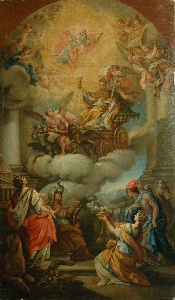 Appraisal: Italian School th Century Allegory of Faith and the Four