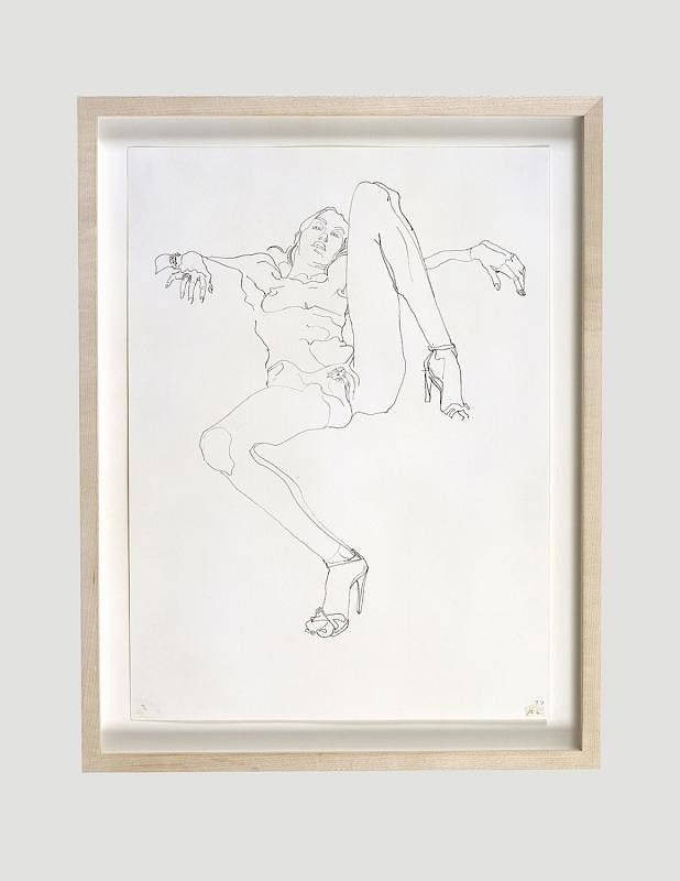 Appraisal: Robert Graham - Robert Graham - Untitled Graphite on paper