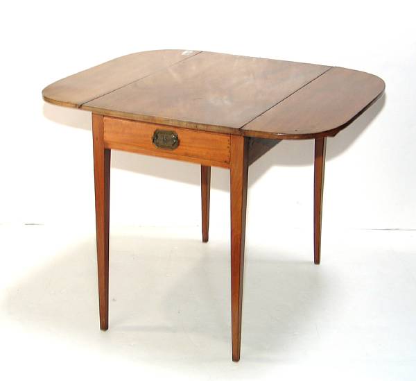 Appraisal: A Federal mahogany pembroke table circa restored height in width