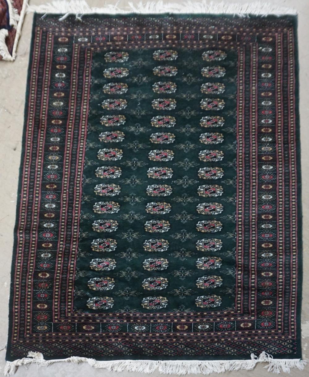 Appraisal: PAKISTAN BOKHARA RUG FT IN X FT INPakistan Bokhara Rug