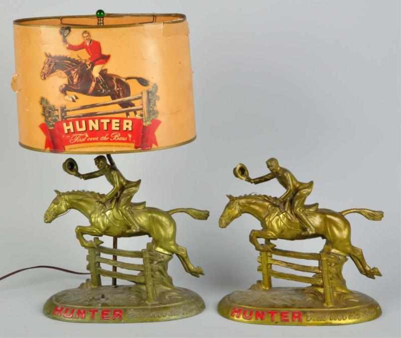 Appraisal: Lot of Hunter Whiskey Advertising Figures Condition Excellent Size Largest