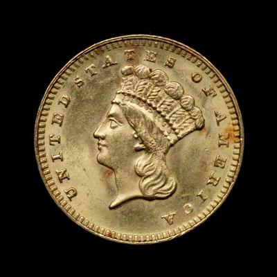 Appraisal: BU U S gold coin Type MS- satiny luster