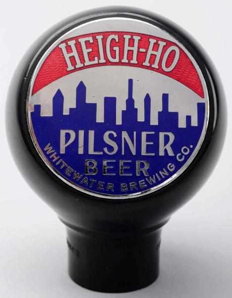 Appraisal: Heigh-Ho Pilsner Beer Tap Knob White Water Brewing Company Clean