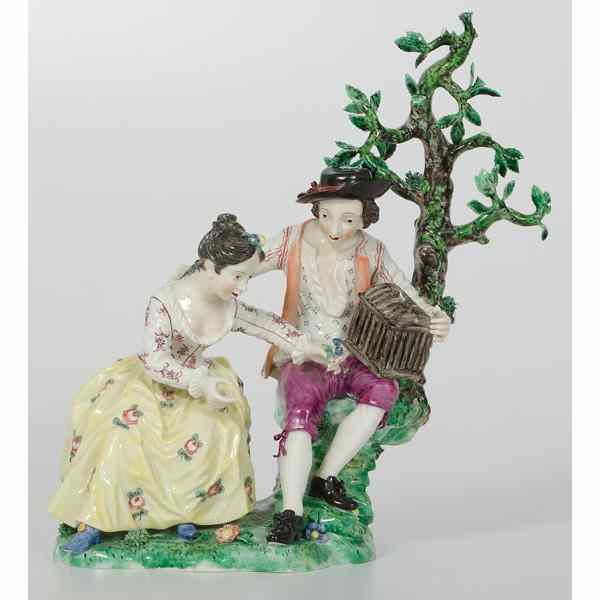 Appraisal: German Porcelain Figural Group Germany A porcelain figural group of