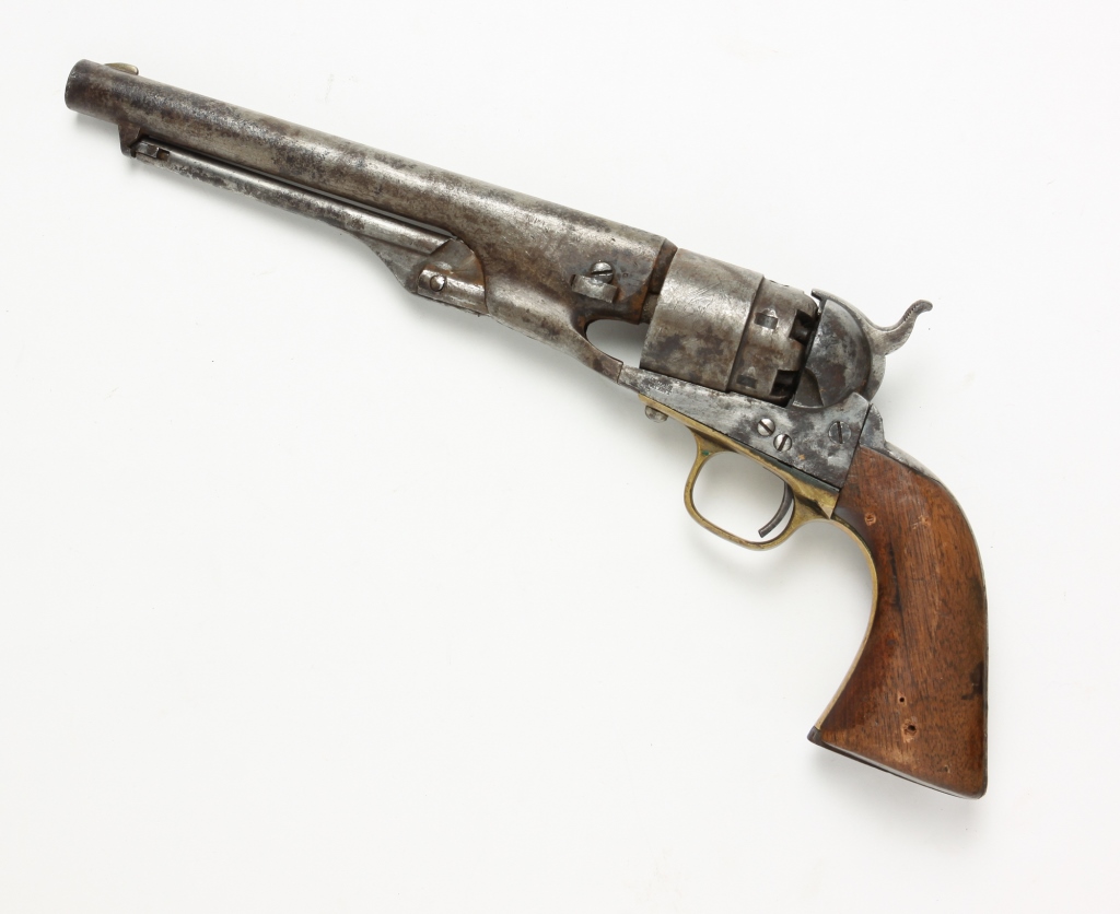 Appraisal: COLT NAVY MODEL SIX-SHOT REVOLVER American ca Octagonal barrel steel