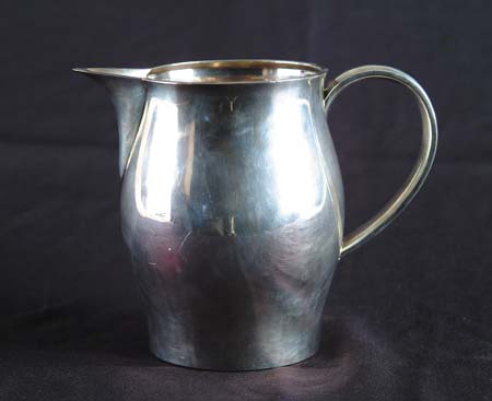 Appraisal: STERLING SILVER WATER PITCHER BY WATSON CO Paul Revere copy