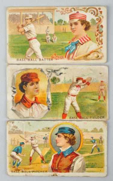 Appraisal: Lot of Old Judge Tobacco Cards Description From the Games