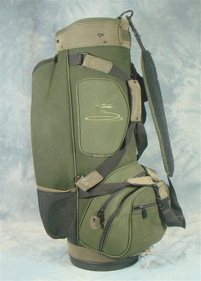 Appraisal: Cobra dark green carry bag club insert diameter Light usage