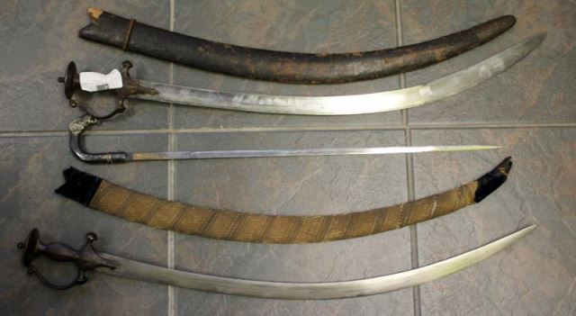 Appraisal: Lot of Antique Swords From a Bronx NY estate Dimensions