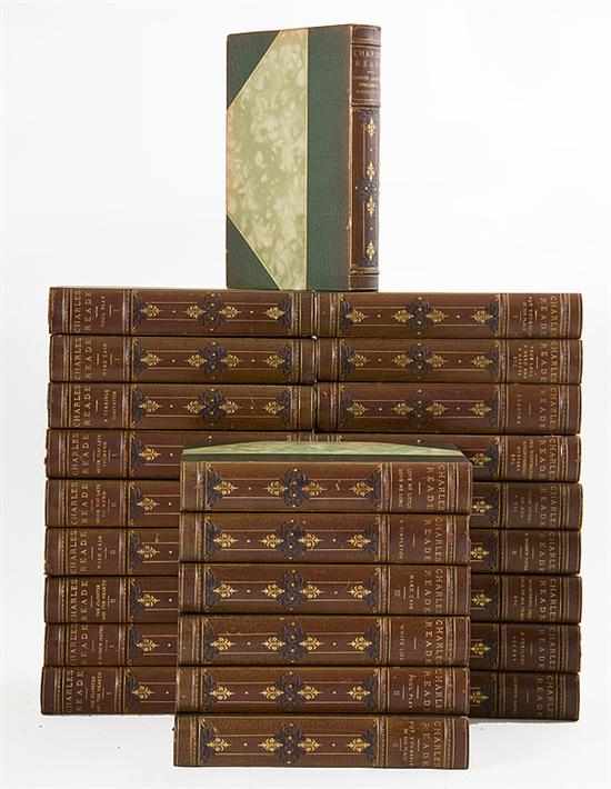 Appraisal: Fine leather-bound books Works of Charles Reade Reade Charles WORKS