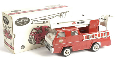 Appraisal: Tonka Canada pressed steel Snorkel Fire Engine - large scale