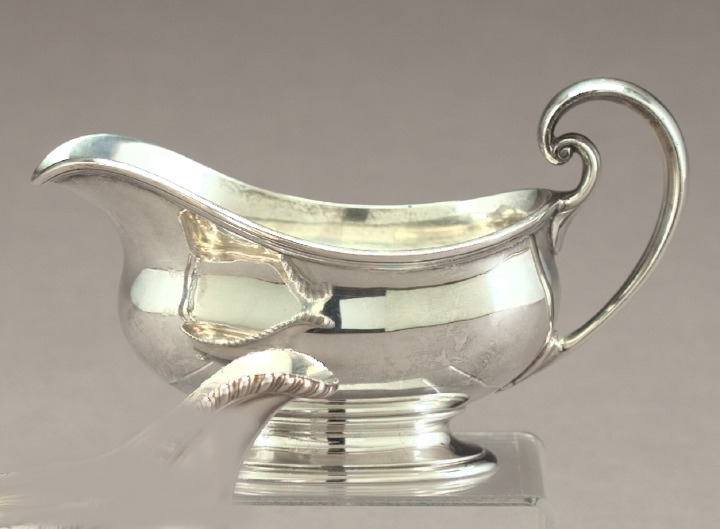 Appraisal: Tiffany and Company Sterling Silver Footed Sauceboat second quarter th