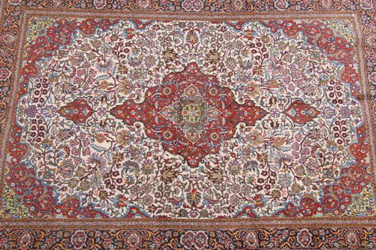 Appraisal: INDO KASHMIR RUG - App ft in