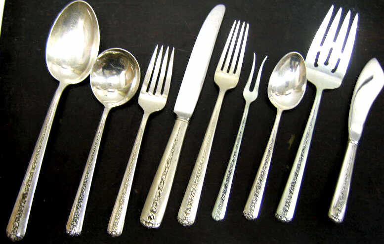 Appraisal: TOWLE SILVERSMITH NEWBURYPORT MA Sterling silver flatware service Rambler Rose