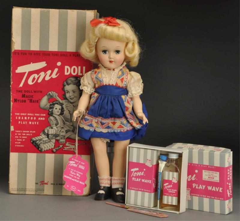 Appraisal: Ideal Hard Plastic Toni Doll Fully marked P- Ideal Doll