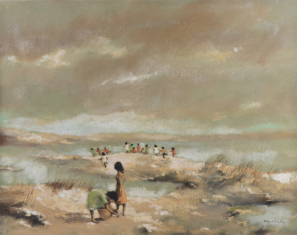 Appraisal: FABE Robert American - ''Low Tide at Nags Head'' Oil