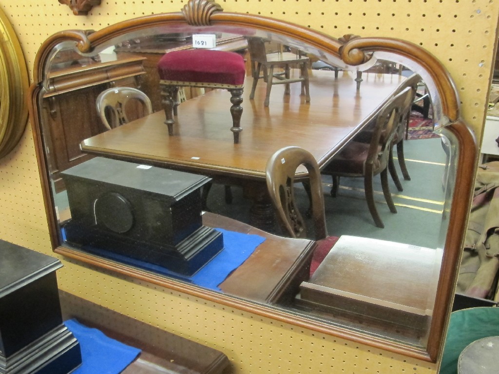 Appraisal: Mahogany framed wall mirror and a gilt wall mirror