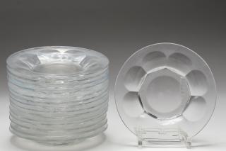 Appraisal: Baccarat Crystal Small Plates Maker's mark on underside diameter Age-appropriate