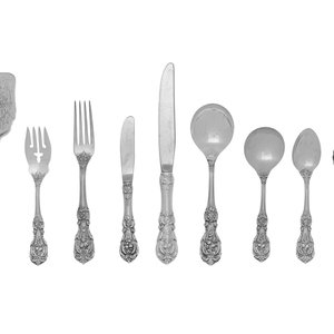 Appraisal: An American Silver Flatware Service Reed Barton Taunton MA Francis