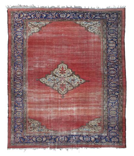 Appraisal: ZIEGLER CARPET SULTANABAD WEST PERSIA LATE TH CENTURY the plain