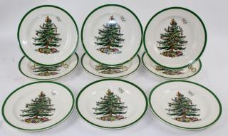 Appraisal: Set of Spode Christmas Tree plates Set of Spode Christmas