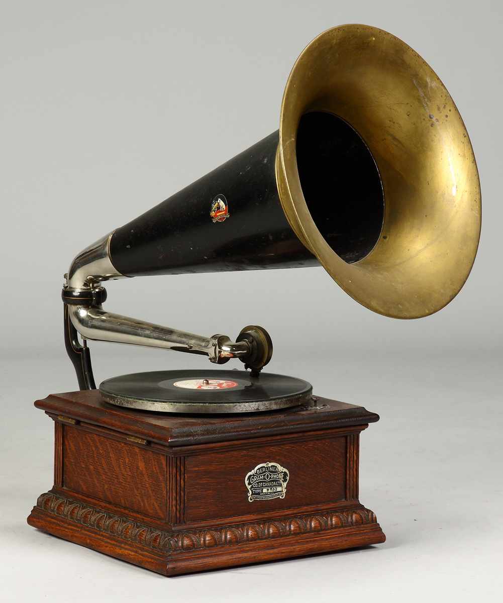 Appraisal: Berliner Gramophone Type 'GT' W rare scissor arm Provenance Dr