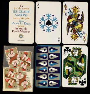 Appraisal: Jean Picart Le Doux Les Quatre Saisons Playing Cards Paris