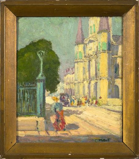 Appraisal: Clarence Millet American New Orleans - St Louis Cathedral and