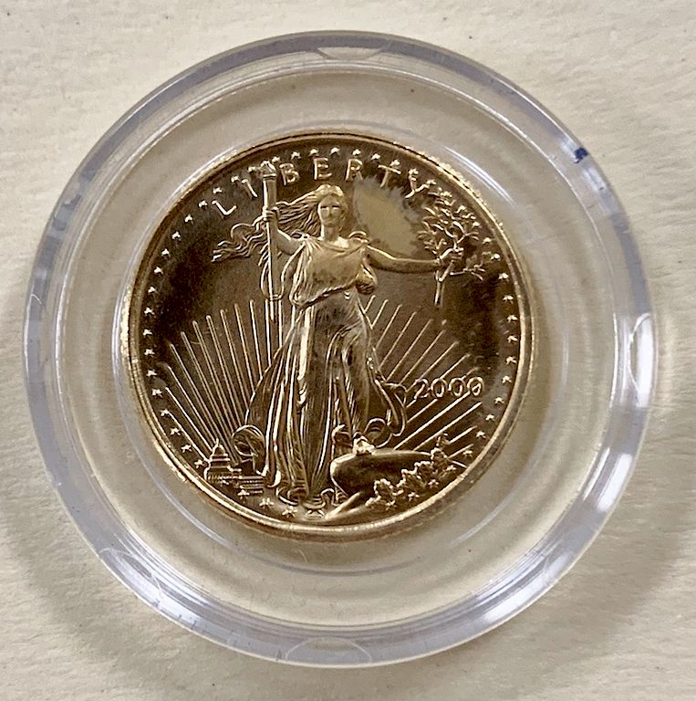 Appraisal: g gold American Eagle g gold American Eagle Condition Condition