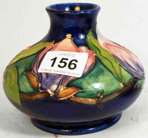 Appraisal: Moorcroft Squat Vase decorated with the Magnolia Design height cm