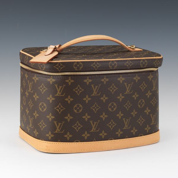 Appraisal: LOUIS VUITTON NICE BEAUTY CASE x x Monogram canvas hard